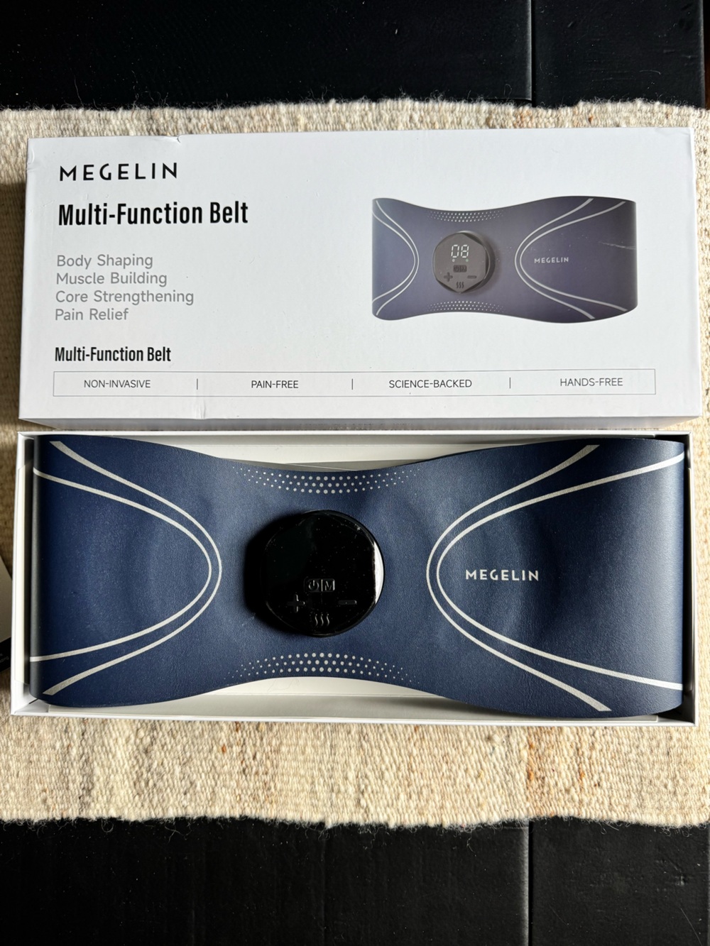 MEGELIN CoreEnergy EMS Training Belt Pro YD-L1 w/ Box & Manual